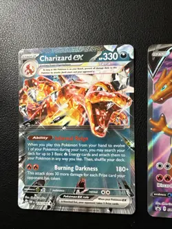 Pokemon TCG Charizard v SWSH050 Black Star Promo Full Art Champion's Lot Of 3 - Image 2