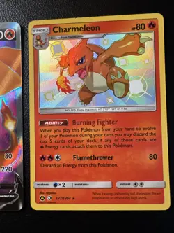 Pokemon TCG Charizard v SWSH050 Black Star Promo Full Art Champion's Lot Of 3 - Image 4