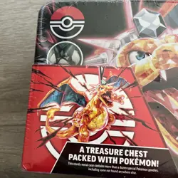 Charizard Collector's Treasure Chest Lunch Box Tin Pokemon TCG Brand NEW Sealed - Image 2
