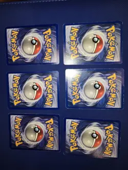 Vintage Pokemon Holo Card Lot (6) Base Set Ninetales Raichu Gyarados LP To MP - Image 2