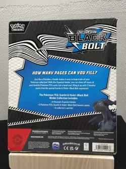 Pokemon TCG: Black Bolt - Binder Collection - Image 2