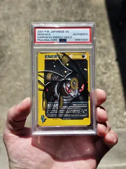 Pokemon Umbreon VS Darkness Energy Moduwa Artist Sketch Holo PSA AUTHENTIC🌙🌀 - Image 1