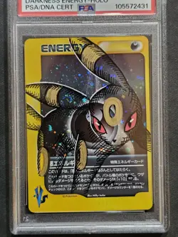 Pokemon Umbreon VS Darkness Energy Moduwa Artist Sketch Holo PSA AUTHENTIC🌙🌀 - Image 3