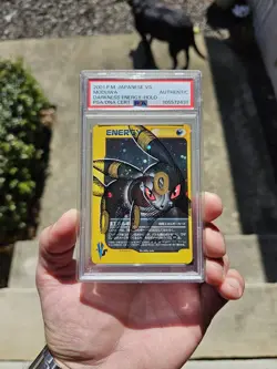 Pokemon Umbreon VS Darkness Energy Moduwa Artist Sketch Holo PSA AUTHENTIC🌙🌀 - Image 5