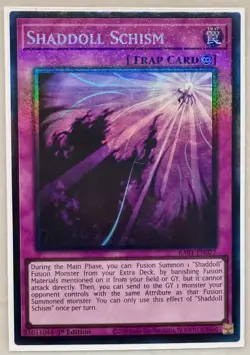 Shaddoll Schism 1st Edition Prismatic Collector's Rare RA01-EN077 Yu-Gi-Oh! - Image 1