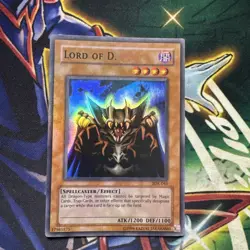 Yugioh! Lord of D. SDK-041 Super Rare Unlimited LP - Image 1