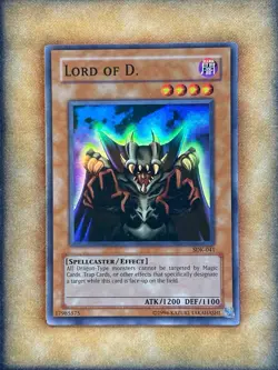 Yugioh Lord of D. SDK-041 Super Rare Original Print LP - Image 1