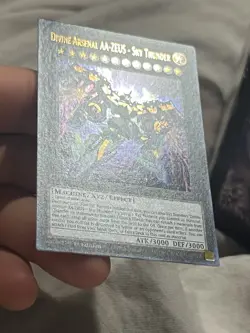 Yugioh Divine Arsenal Aa-zeus- Sky Thunder Nm 1st Edition Ultra Rare Mp21-en195 - Image 3