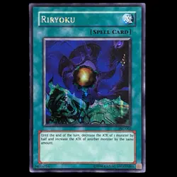 2003 YU-GI-Oh! Promo The Sacred Cards Riryoku TSC-002 Unlimited Secret Rare - NM - Image 1