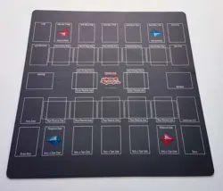 Yu-Gi-Oh! 2-Player Meta MR5 Link Zones Playmat YCS WCQ TCG OCG CCG Konami - Image 1