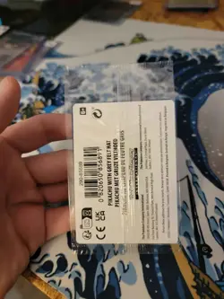 Pikachu with Grey Felt Hat SEALED Van Gogh Promo Pokemon Card - Image 2