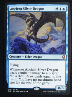 Ancient Silver Dragon - CLB - Mtg Card #4J4 - Image 1
