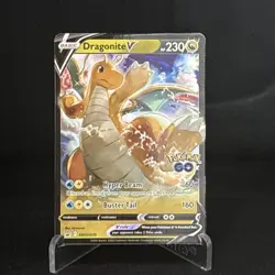 Pokemon TCG Dragonite v SWSH Black Star Promos Holo Card SWSH235 - Image 1