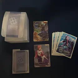 Gundam Card Game Deck Box Promo Sleeves 10 Count Ex Base And EX Resource Bandai - Image 1