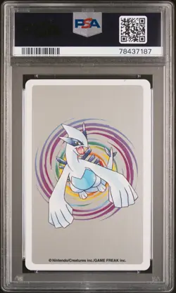 2000 POKEMON SILVER VERSION PLAYING CARDS 10 OF SPADES #243C RAIKOU PSA 10 - Image 2