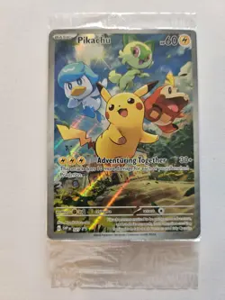 Sealed Pikachu 027 - Pokemon Scarlet & Violet Promo Card 27 - NM - Image 1