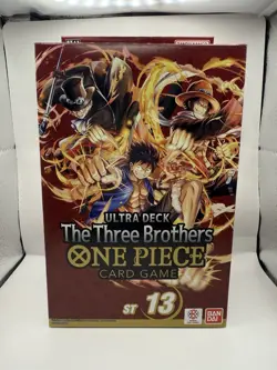 One Piece Card Game ST-13 the Three Brothers Starter Deck English Edition OPENED - Image 1