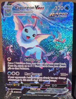 Vaporeon VMAX SWSH182 SWSH: Sword & Shield Promo Cards Holo - Image 1