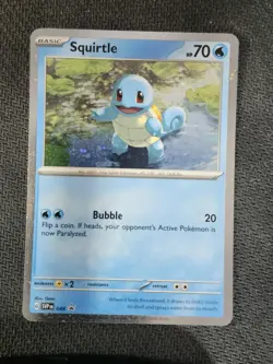 SQUIRTLE - SVP 048 - COSMOS HOLO - SCARLET & VIOLET PROMO - POKEMON CARD - Image 1