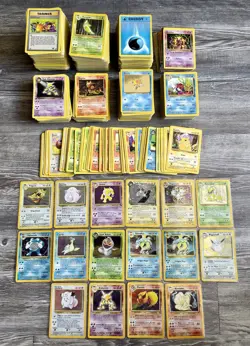 HUGE Pokemon Vintage Pokemon 872 Card Collection Base Set Jungle Fossil 1st Holo - Image 1