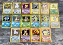 HUGE Pokemon Vintage Pokemon 872 Card Collection Base Set Jungle Fossil 1st Holo - Image 2