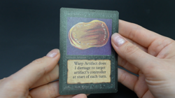 Warp Artifact Beta MTG Card Magic: the Gathering 1993 - Image 2