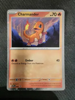 CHARMANDER - SVP 047 - COSMOS HOLO - SCARLET & VIOLET PROMO - POKEMON CARD - Image 1