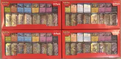 Pokemon TCG Prismatic Evolutions Costco 8 Mini-Tin Bundle w/ Promo Cards LOT (4) - Image 1