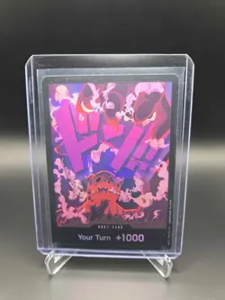 One Piece TCG English PRB01 Magellan Don!! Card - Holo Foil - Image 1