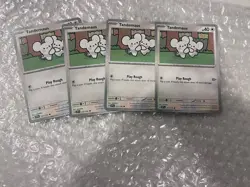 4x Pokemon TCG Tandemaus 157/191 Surging Sparks Regular Card English 2024 NM - Image 1
