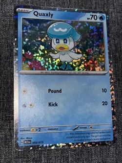 Pokemon Cards Quaxly 003/015 Holo Promo McDonald’s Collection - Image 1