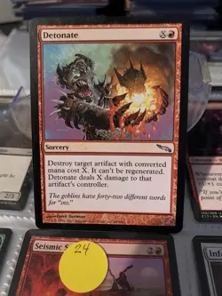 Detonate (MTG- Mirrodin) Light Play Normal English - Image 1