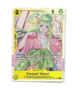 One Piece Card Game Kouzuki Hiyori OP06-106 SR Super Rare Card NM - Image 1