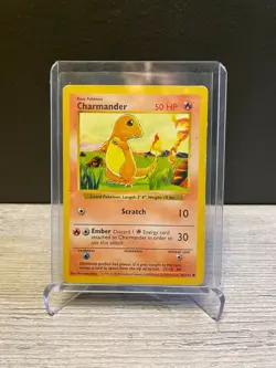 Charmander - 46/102 - Pokemon Base Set Shadowless Card WOTC LP - Image 1