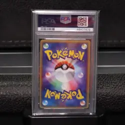 Noctowl 1st Edition Japanese PSA 8 Mysterious Mountains Pokemon Card #64 2002 - Image 2