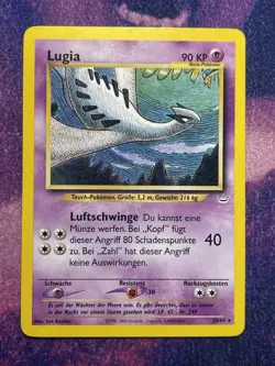 Pokemon Lugia 20/64 Pokemon Neo Revelation Rare German Card Vintage WOTC TCG NM - Image 1
