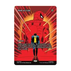 WOTC Marvel Eternal-Legal Path to Exile (Borderless) (MR) (Foil) NM - Image 1