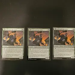 x3 MTG Magic the Gathering Duskwatch Recruiter Shadows over Innistrad LP - Image 1
