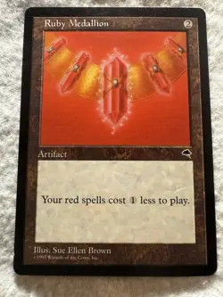 MTG - Ruby Medallion - Tempest - NM - Free Shipping! - Image 1