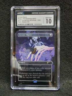 Magic the Gathering SLD Through the Wormhole Arcane Signet Galaxy Foil CGC 10 - Image 1