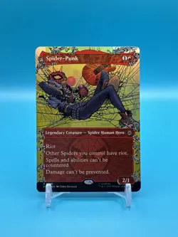 Spider-Punk (0210) (Borderless) - Marvel’s Spider-Man (SPM) - FOIL - NM - Image 1