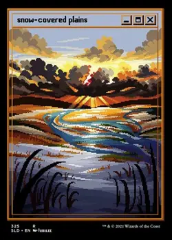 Snow-Covered Plains - Foil Etched SLD NM MTG - Image 1