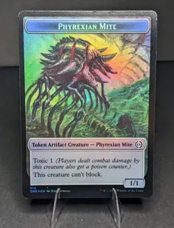 Phyrexian Mite (011) Phyrexian Mite (012) Double-sided Token Phyrexia: All... - Image 2
