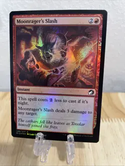 MTG Moonrager's Slash FOIL #148/277 Innistrad: Midnight Hunt Common MID NM/M - Image 1