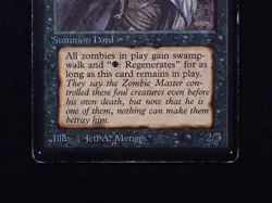 Magic The Gathering MTG Beta Zombie Master HP - Image 4