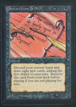 Contract from Below Beta MTG Card Magic: the Gathering 1993 - Image 1
