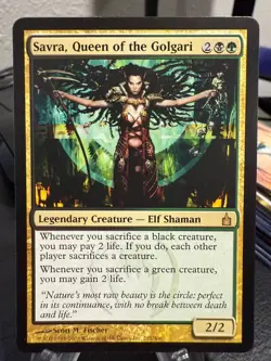 MTG Magic the Gathering Ravnica: City of Guilds Savra, Queen of the Golgari - Image 1
