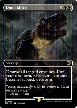 Don't Move (Borderless) R Universes Beyond: Jurassic World Collection 1 NM - Image 1