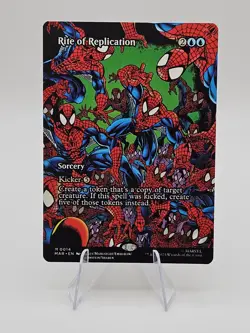 RITE OF REPLICATION mtg NM-M Spider-Man Marvel Universe Mythic - Image 1