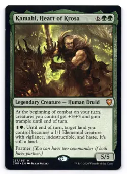Kamahl, Heart of Krosa NM Commander Legends 237/361 MTG Regular - Image 1